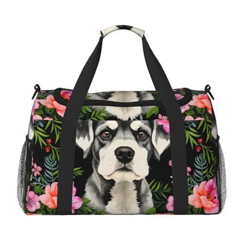 Sac de voyage Schnauzer pour vos vacances en famille et escapades de week-end confortables