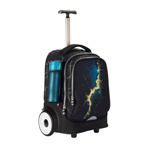 UNIKER Rolling Laptop Bag for Laptop,Wheeled Backpack for Adult,Wheeled Suitcase,Softside Trolley Bag with Laptop Compartment