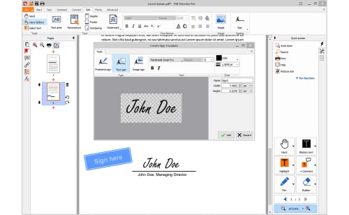 PDF Director Plus – PDF Editor Software compatible with Windows 11, 10, 8 and 7 – Edit, Create, Scan and Convert PDFs – 100% Compatible with Adobe Acrobat