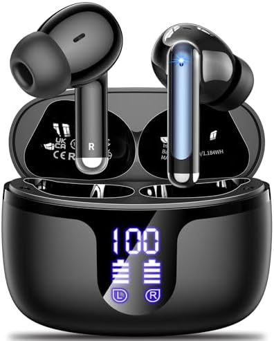 Wireless Earbuds Bluetooth 5.4 Headphones HiFi Stereo 42H Playbac...