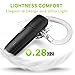 TOORUN Bluetooth Headset 10 Hours Playing Time with Voice Reminder and Noise Cancelling Mic Compatible with Android and iOS Smart Phones-Black