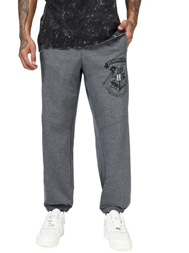 Image of Bewakoof Official Harry Potter Merchandise Gryffindor Men's Graphic Print Oversized Fit Terry Joggers