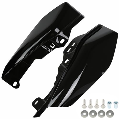 Motorcycle Mid Frame Air Deflectors Heat Shields Kits Fit for Harley Davidson Touring Street Glide Road Glide Electra Glide Road King Ultra Limited Tri Glide CVO 2009-2024 Gloss Black