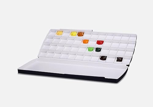 Miniatura 5 de Mijello Paleta de acuarela de dos pisos, 72 pozos, 14.56 x 7.08 x 1.18 pulgadas, 1 cada uno