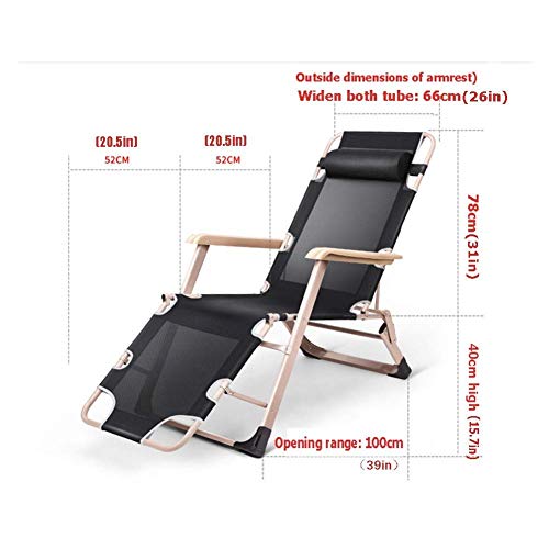 Chaise longue d'extérieur inclinable avec coussin pliable lot de 2 - 3