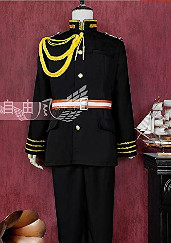 Amazon.co.jp: 衣舞cos Axis powers ヘタリア 日本本田菊 軍服コスプレ