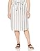 Produktbild Amazon-Marke: find. Damen Sommer-Midirock, Mehrfarbig (RED/ BLUE STRIPE), 44, Label: XXL