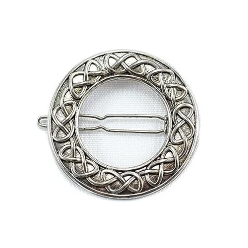 Circular Celtic Knot Barrette Decorative Hair Accessory for Women