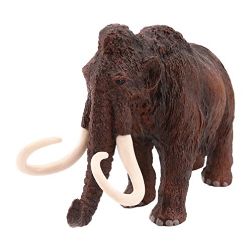 NUOBESTY Modelo Animal De Simulación Mamut Juguete Educativo Elefante Realista Decoración De Escritorio Artesanía De 7.87X4.72X2.36 Pulgadas para Niños Y Colección