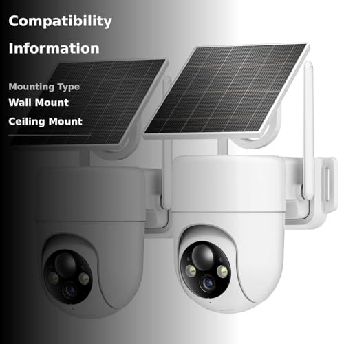 Oculview 2K Solar Security Cameras