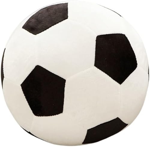 XZJMY Almohada de felpa de baloncesto, juguete de peluche deportivo, almohada decorativa redonda grande de baloncesto, almohadas en forma de bola