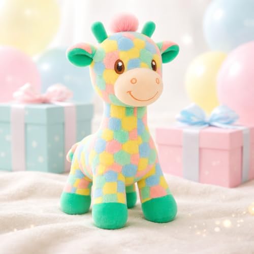 Image of Babique Ziraffe Multi Plush Soft Toy Cute Kids Animal Home Decor Boys /Girls (30 cm)