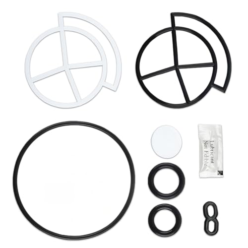 RUHUALIFE Water Softener Seal Kit Water Softener Rotor Disk Repair Kit Compatible with Whirlpool GE Sears Kenmore Morton North Star with 8 Bolts 1" Valve Replace# 7185487 WS35X10020