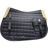 Dianzan Almohadilla Para Montar a Caballo, Acolchada, De Algodón, Con...