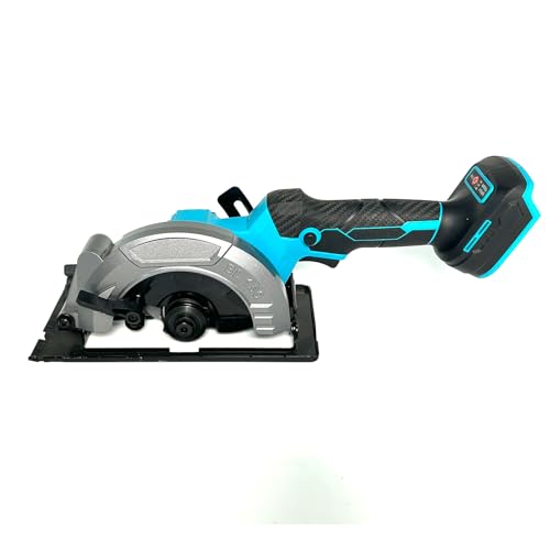 FormiPow Akku Handkreissäge, Bürstenlose Mini Kreissäge Kompatibel mit Makita, 5800RPM Tauchkreissäge Schnitttiefe 55mm, 0-45°, Mini Kreissäge für Holz, Plastik (ohne Akku, ohne Ladegerät)