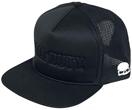 Call of Duty Black Logo Snapback Cap