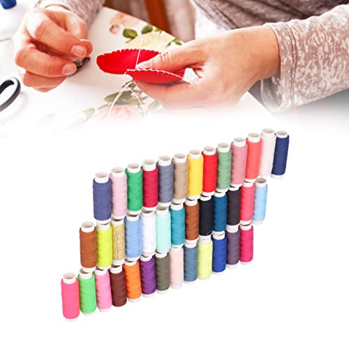 Set de hilos de coser poliéster 39 colores 39 piezas miniatura 3