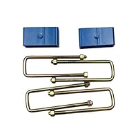 JINGLINGKJ 51 mm Abstandshalter für die Hinterradaufhängung Hebe-Sets für Navara D40 für NP300 für Frontier für Navara Brute für Equator für ALT 2005–2014 Raise-Adapter Federbeinfeder 2 Stück (hinten)