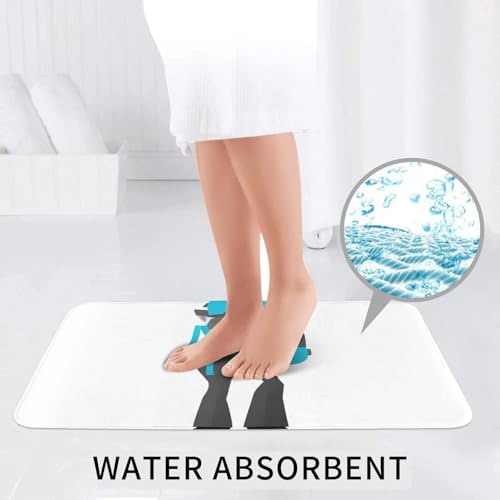 Tapis de salle de bain antidérapants lot de 3 pour éviter les glissades devant le WC