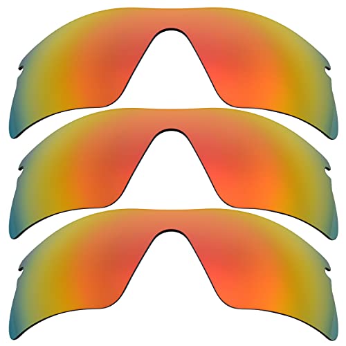 Lot de 3 verres polarisés Oakley Radar Range rouge taille unique