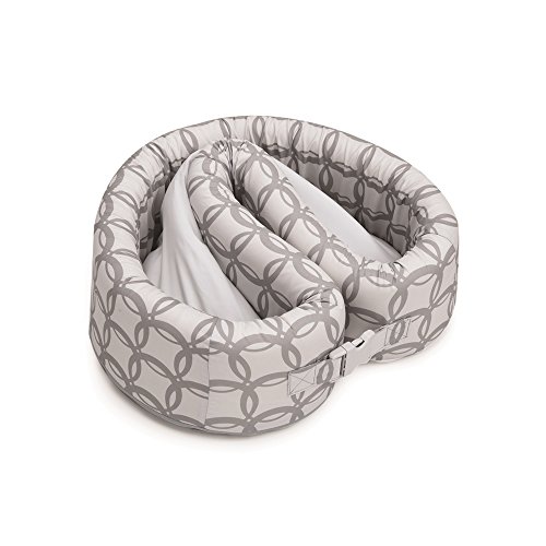 Image of Lulyboo Portable Baby Travel Lounge & Playpen - Indoor /Outdoor Cuddle & Play Baby Bed, Adjustable Backpack, Waterproof, Lightweight, Includes Changing Pads, Plush Toys & Removable Canopy (Classic)