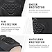 TUOYR Mens Baseball Chest Protector Football Padded Shirt Compression Vest with Pads Adult Rib Protective Sleeveless Undershirt Heart Guard for Softball Rugby Lacrosse
