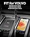 Car Wireless Phone Charger for Volvo 2017-2025 XC90 XC60 S90 S60 V90 V60 2025 2024 2023 2022 2021 2020 2019 2018 2017 Center Console Accessories Charging Pad