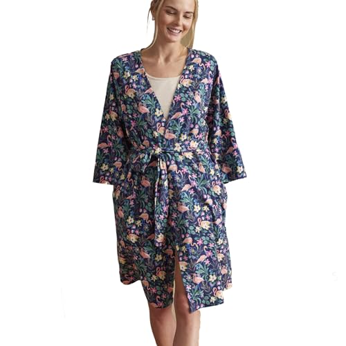 Image of Vera Bradley Women's Cotton Cozy Knit Robe (Extended Size Range)