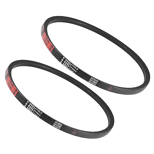 Kozelo 2uds A-686Li/A27 Transmisión Trapezoidal Correa [13mm Ancho x 8mm Altura] A-Sección Caucho Transmisión Correa Envuelta para Transmisión Uso 686mm Interna Circunferencia