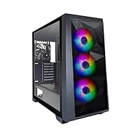 Xilence Case Xilent Breeze | PC Gehäuse | X712.RGB | 3X 120 mm ARGB Lüfter | 1x 120mm PWM Lüfter | Midi Tower | ATX | Tempered Glass | Gaming | Home | grau/schwarz