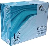 Divitis Home Fusion Porcelain Dinnerware Set 12 Piece Thumb #4