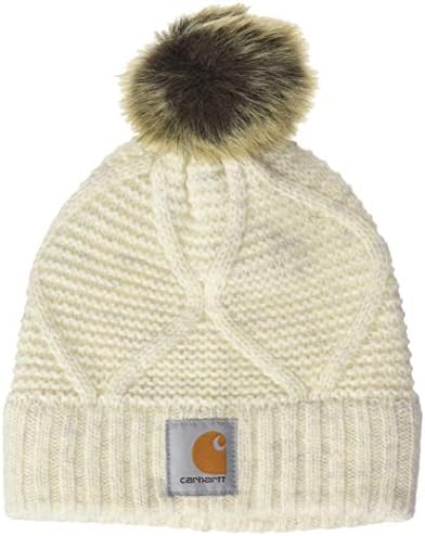 Carhartt Women's Cable Knit Pom Hat 