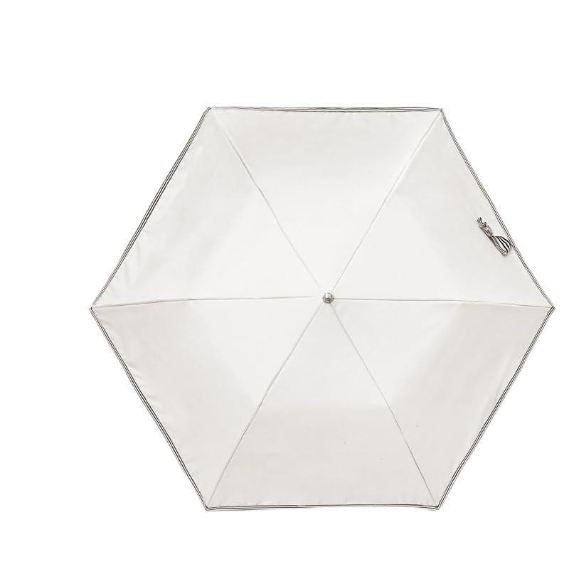 Parapluie pliant UPF50+ Hepburn Cat en tissu imitation chanvre pour une protection anti-UV maximale
