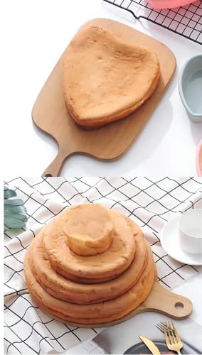 Cake Pan Set - Lexivia, Nonstick Leakproof 3Pcs(4"/7"/9") Cake Pan/ Springform Cake Tin/ Cheesecake Pan Set, Heart-Shaped #TOP5