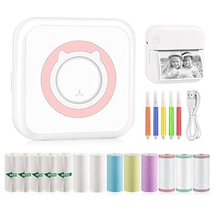 GuKKK Mini Tragbarer Fotodrucker Thermodrucker