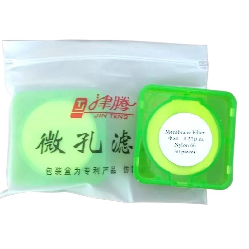 Microporous Membrane Filter PES Diameter 50 mm Micro Filter Membranes Nylon Pore Size 0.45um/0.22um 50 / PK(Nylon 50mm 0.22um)