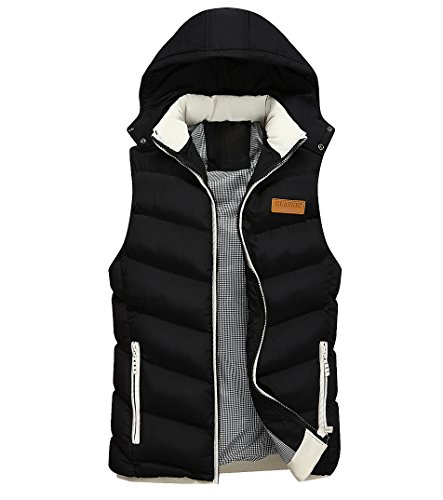Chaleco Acolchado sin Manga con Capucha Hombre Chalecos Acolchados Cover