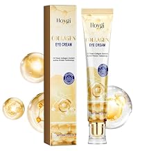 HOYGI Eye Cream, Collagen Under Eye Cream with Hyaluronic Acid for Dark Circles, Puffy Eyes & Wrinkles, Anti Aging Eye Cream, 1 Fl. Oz