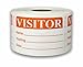 500 Labels ORANGE 2x3 Visitor Name Tag Date Badge Tag Identification ID Stickers