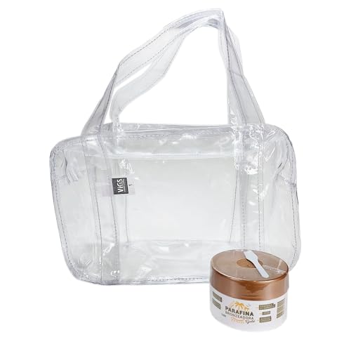 Parafina Bronzeadora Gold FPS8 120 gr + Bolsa de Praia PVC Transparente
