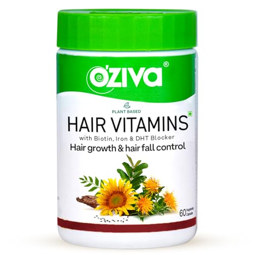 OZiva Hair Vitamin Capsules for Hair Growth & Hair Fall Control,1...