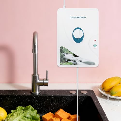 Dispositivo de limpieza de ozono portátil | Generador de ozono Desinfectante para Frutas | Purificador de Aire Vegetal Hogar