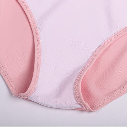 Julysand Toddler Girls One Piece Swimsuit Pink 3D Ice Cream Ruffled Bathing Suit Mesh Skirt Swimwear 5