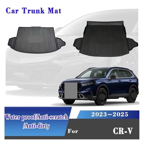 Tapis de coffre TPE pour CRV RS MK6 2023-2025 bac de coffre imperméable sur mesure