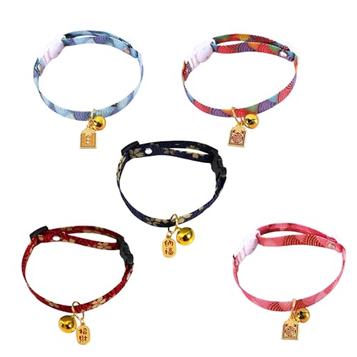 QWQJ Pet New Year Wear Embroidery Collar Necklace Charm Wedding Costume Blessing Chain Embroidered Necklace