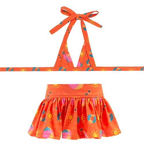 Image of CuteBone Dog Bikini Dress, Stylish Swimsuit Costume for Small Dogs, Comfortable & Adjustable Puppy Bathing Suit, Soft Outfit Pet Apparel for Beach, Pool and Summer Fun DB29L