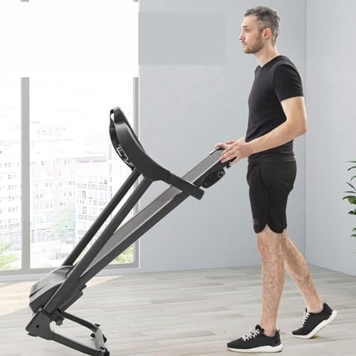 Image of Treadmill Compact Easy Folding Treadmill Motorized Running with Audio Speakers and Incline Adjuster