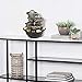 Peterivan 4-Tier Cascading Resin-rock Falls Tabletop Water Fountain - 11 2/5” Small Relaxation Waterfall Feature with LED LIghts&Ball, Indoor Oudoor Decorative Tabletop Fountain for Stress Relief