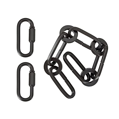 Image of Aspen Creative 21123-05-1, Steel Heavy Duty Chain & Two Quick Link Connector for Lighting Fixture /Swag Light /Plants / 1 Foot, Oil Rubbed Bronze, 8 Gauge