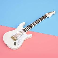 Oumefar Modèle de Guitare Miniature modèle de Guitare en Bois Instrument de Musique de Maison de poupée Petits Ornements… - Les Beatles, Paul McCartney, John Lennon, RIngo Starr, George Harrison Oumefar Modèle de Guitare Miniature modèle de Guitare en Bois Instrument de Musique de Maison de poupée Petits Ornements… – Image 4